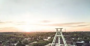 bochum in the evening sun